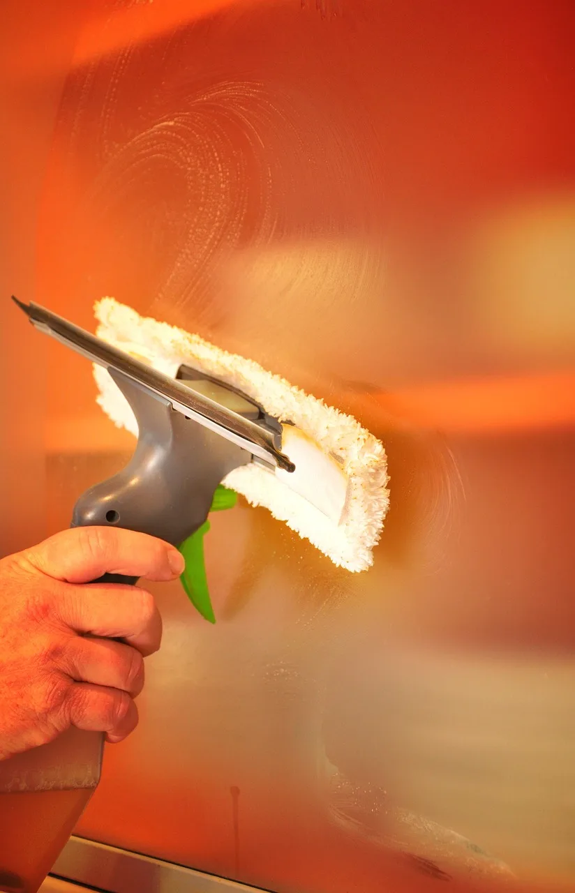 removing hard water spots from glass